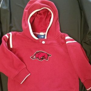 Arkansas Razorback Size 3T Hoodie
